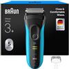 Braun Series 3+ - Rasoio elettrico da uomo, rasoio elettrico, colore blu