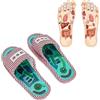 TMISHION Ciabatte Agopressione con digitopressione, scarpe per massaggi terapeutici magnetici pantofole per massaggi assistenza sanitaria attivazione del sangue calzature per massaggi rilassanti (Donna)