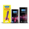 Durex Kit Durex Vibratore Pure fantasy, Durex Intense 10ml e Durex Intense 6 preservativi, Vibratore e Profilattici e Lubrificante stimolanti