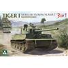 TAKOM Modellino Char Sd.kfz.181 Pz.kfw.vi.ausf.e Tiger I Sperimentale Project 3 IN 1 T