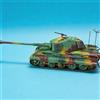 Tiger II 1/72 Torretta Girevole Carro Armato in Scala 1:72 Canna Regolabile