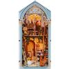 Book Nook 3D Diorama in Legno Creativo per Libreria
