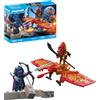 Playmobil - Heroes - Hero Drone vs Evil Ninja - Toy for ages 5+ - Gift for child