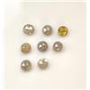 NATURAL ROSE CUT DIAMONDS Diamante Naturale Sciolto Taglio Rosa Grigio Mix Colore 1.8 MM 0.28 Ct Lotto