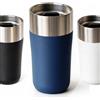 SLOSH Tazza Termica per Caffè Termo Coffee Mug-to-Go Viaggio Isolata Acciaio Inox | 100% a prova di perdite apertura pulsante inclinabile a 360° isolamento Acciaio Inox doppia parete per auto, ufficio e viaggi