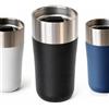 SLOSH Tazza Termica per Caffè Termo Coffee Viaggio 350ml Isolata Acciaio Inox | 100% a prova di perdite apertura pulsante inclinabile a 360° isolamento Acciaio Inox doppia parete per auto, ufficio e viaggi