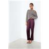 Intimissimi Pantalone Lungo In Seta Viola