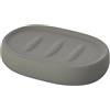 Feridras Portasapone in ceramica grigio | Sidney