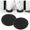 TOROKOM 2PCS Poggiagomito per Onicotecnica, TOROKOM Poggiagomito per Onicotecnica, Poggiagomito per Unghie Poggiagomito per Onicotecnica Poggiagomito per Ufficio Gomito Relax Forniture (nero)