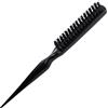 Generic 1 pz Volume and Shine Teasing Brush - Spazzola con setole di cinghiale - Spazzola per capelli lisci - Spazzola per lo styling - Spazzola di cinghiale