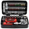 Lti Set inserti e bussole da 38 pezzi cricchetto PH PZ H TX 1/4" LTI® 66012010