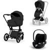 Cybex Platinum - Trio Cybex Platinum Style E- Priam Matt Black Sepia Black Cloud T