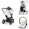 Cybex Platinum - Trio Cybex Platinum Style Priam Chrome Brown Off White Cloud T