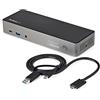 StarTech Docking Station USB-C/A Triplo 4K 60Hz, 85W PD, 6x USB, GbE | Triplo Monitor 4K 60Hz, 6x USB, Ethernet Gigabit
