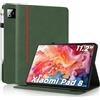 AsWant Custodia Cover per Xiaomi Mi Pad 8/8 Pro/7/7 Pro,Verde | Slim PU,Ultra Sottile in PU Pelle,Supporto,Scomparto per schede,Compatibile con Xiaomi Pad 8