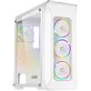 EMPIRE GAMING - Case PC Gamer Darkwitcher ARGB mid-tower ATX - Pannello frontale metallo mesh e pannello laterale in vetro temperato - 4 Ventole 5 Volt PWM LED RGB direzionabili 120 MM - Bianco