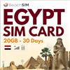 BeachSIM Carta Sim Egitto 30 giorni. 20 GB di Dati Solo a Velocità 4G/5G. Attivazione Rapida. Facile da Ricaricare. Funziona Su dispositivi iOS e Android