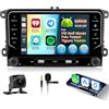 Inefala 6+128GB 7'' Android 15 Radio per VW Golf Skoda Polo Passat Tiguan