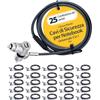 StarTech Cavo di Sicurezza Laptop 2m con Chiave Master, 25 Pezzi | Confezione da 25, Ideale per Aziende, Scuole e Uffici
