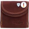 Gusti Leder studio Leif portamonete portafogli banconote monete pratico marrone 2A68-22-6