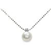MAYUMI Collana in argento 925 con zirconi e perla