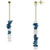 MAYUMI Orecchini pendenti con kyanite e perle