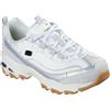 Skechers Sneaker con inserti in pelle scamosciata e suola 4,5 cm