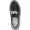 CafèNoir Cafè Noir Mocassini in cuoio con accessorio gioiello e suola 4 cm