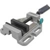 wolfcraft Morsa per Macchina con Regolazione Rapida e Ganasce da 80 mm | Forza di serraggio 200 kg, ganascia in ghisa grigia con scanalature a V per materiali tondi e fori asolati. 3423000