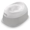 Ingenuity, ity, Vasino Ready Set Go, vaschetta rimovibile, fondo antiscivolo, ampia base stabile, dai 18 mesi in su, bianco e grigio