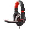 Cuffie Esperanza EGH330R (black color red color) cuffie padiglione e microfono [EGH330R]
