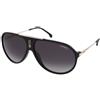 Carrera Hot65 807/9O | Occhiali da Sole Graduati o Non Graduati | Prova Online | Unisex | Plastica | Pilot | Nero, Oro | Adrialenti