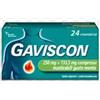 GAVISCON RECKITT BENCKISER H.(IT.) SpA GAVISCON 24 CPR MENTA 250MG + 133,5 MG - Gaviscon - 024352167