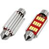 AMIO Lampadine LED CANBUS 4014 12SMD Festoon C5W C10W C3W 41mm Bianco 12V 24V AMIO-01291