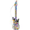 W WIDMANN MILANO Party Fashion - Chitarra gonfiabile, accessorio per costume con tracolla, chitarra immaginaria, strumento per Carnevale