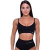 Reggiseno sportivo donna Triangle nero con spalline regolabili 1 St