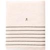 Scalpers Asciugamano da bagno Beige a righe verdi 90x150cm 100% cotone 470GSM Home
