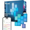 Nanoleaf Blocks Kit Iniziale | 10 Quadrati Illuminazione Diffusa Uniforme, Pannelli da Parete RGBW, Luci Led 16M Colori, Sincronia Musica e Schermo, Thread/WiFi Controllo App e Vocali (Alexa Apple)