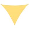 Roanoer Tenda parasole triangolare, 4 x 4 x 5,8 m, colore beige, in polietilene ad alta densità (HDPE) 160 g/m², protezione solare per terrazza, giardino e balcone, permeabile al vento e traspirante