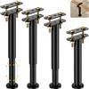 VETIN 4 Pezzi Gambe di Supporto per Rete Letto Regolabili in Altezza, Verbesserte Bettrahmenfüße, Gambe di Supporto per Rete a Doghe Per Reti Letto Pesanti/in Legno/King/Queen Size, 25-43cm