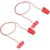 Plyisty Tappo Magnetico di Sicurezza per Tapis Roulant, 2 Pezzi, Fermo di | Interruttore di blocco magnetico del tapis roulant con cordino a clip, ricambio a forma di D per la macchina da corsa
