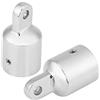 Naroote Acciaio Inox Marittimo Terminale a Occhiello 25mm | Durevole, resistente, lucidato a specchio, compatibile con bimini top, hardware marino