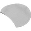 HOMOCONO Cuffia da Nuoto in Silicone Design a Goccia per Adulti | Morbida, Flessibile ed Elastica, Colore Grigio, Taglia Grande, per Piscina e Bagno
