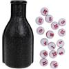 GLEAVI Bottiglia da Biliardo Portatile, Snooker Bottle in Resina, Resistente all'Usura, Facile da Pulire, per Appassionati di Biliardo, Casa e Mini-Pool