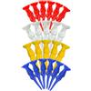 WRITWAA 24 Pezzi Tee da Golf Riutilizzabile in Plastica, Leggero | Accessorio Pratico per Golf, Facile da Riporre, Precisione Massima, Contatto Ridotto la Faccia
