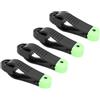 Jectse Fermo per Downrigger a Forma di U, 4 Pezzi, per Pesca | Morsetto a scatto per lenza, clip di rilascio Power Grip, con materiale ABS per pesca a traina con peso della tavola pialla