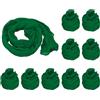 PATIKIL Tessuto Fiori a Calza, 10 Pezzi Dicalze Fiori in Rete Nylon Materiale Calze Seta a Trazione Fiori Fai-Da-Te Creazione Fiori Artigianali Decorazione Domestica, Verde Scuro