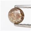 Sparkling Fancy Diamonds Diamante Naturale Rotondo 0.46tcw Grigiastro Rosso Colore Taglio Portoghese
