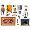Playmobil Set 70897 Camera Camino Grandpa Mansion addon Casa delle Bambole Nu...