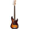Fender Squier by Fender Mini Precision Bass - Basso Elettrico Compatto, Three Tone Sunburst, con Pickup Split-Coil Alnico